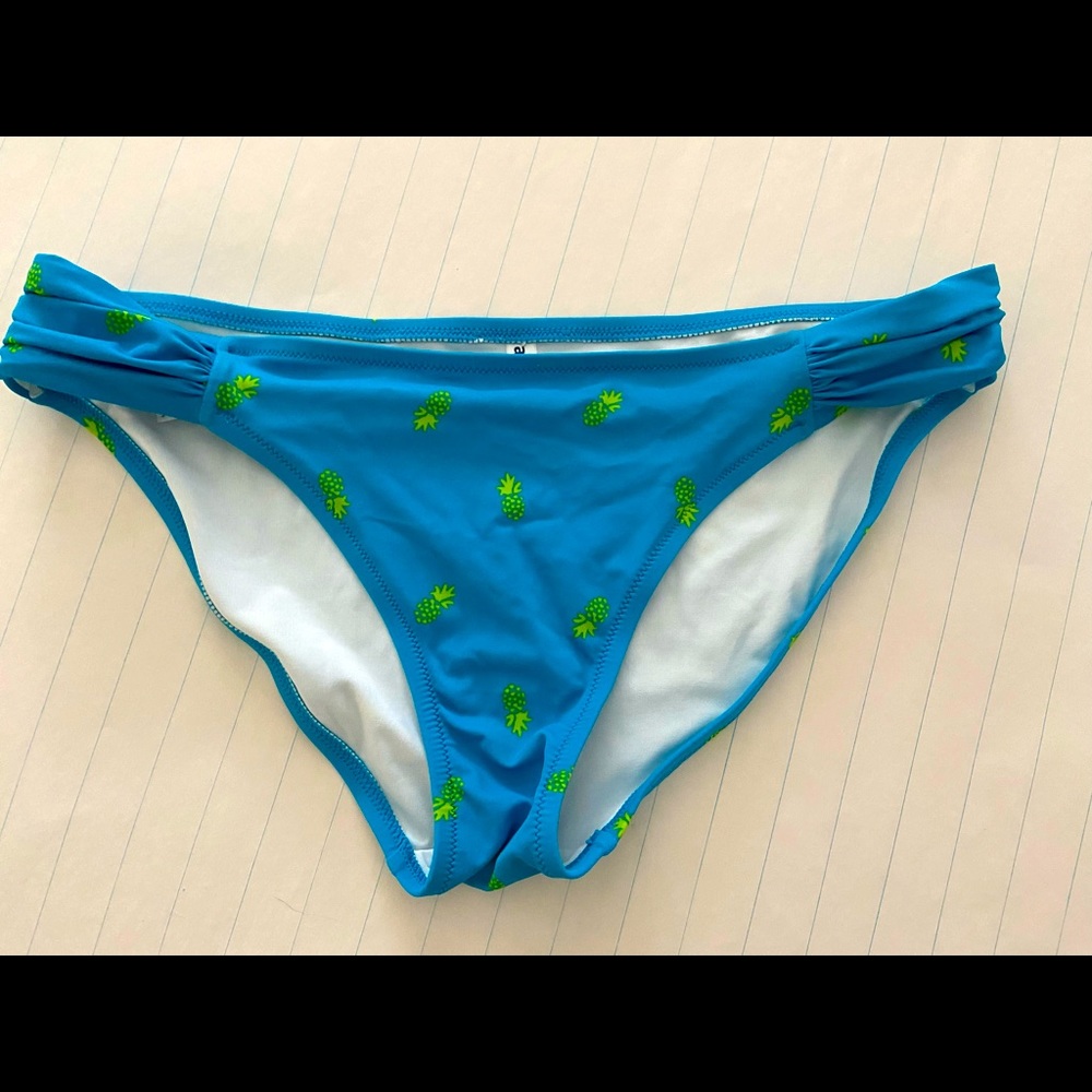 Large pineapple swim bottoms